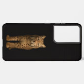 Coque Samsung Galaxy Black 4 Luxe Galaxy S21 Ultra, Silent Lynx (Côté gauche)
