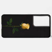 Coque Samsung Galaxy Black 4 Luxe Galaxy S21 Ultra, Sunlit Yellow Rose (Côté gauche)