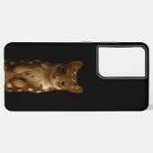 Coque Samsung Galaxy Black 4 Luxe Galaxy S21 Ultra, Sweet Quoll  (Côté gauche)