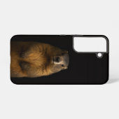 Coque Samsung Galaxy Black 4 Luxe Galaxy S22 Case, Fluffy Marmot (Verso Horizontal)