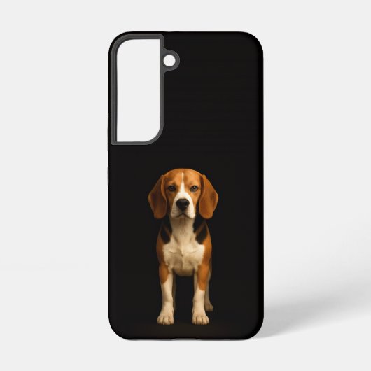 Coque Samsung Galaxy Black 4 Luxe Galaxy S22 Case, Kind Beagle (Verso)