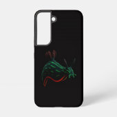 Coque Samsung Galaxy Black 4 Luxe Galaxy S22 Case, Neon Sea Slug (Verso)