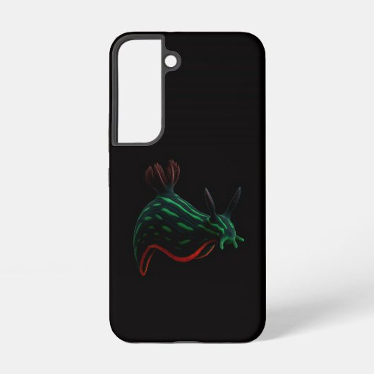Coque Samsung Galaxy Black 4 Luxe Galaxy S22 Case, Neon Sea Slug (Verso)