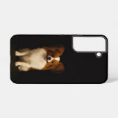 Coque Samsung Galaxy Black 4 Luxe Galaxy S22 Case, Refined Toy Papillon (Verso Horizontal)