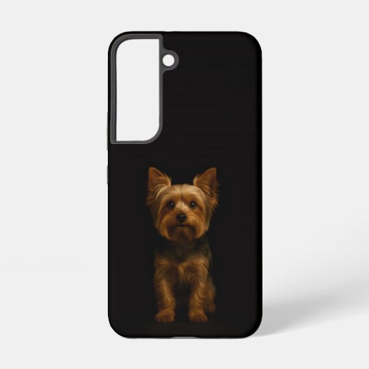 Coque Samsung Galaxy Black 4 Luxe Galaxy S22 Case, Yorkshire Terrier (Verso)