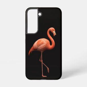 Coque Samsung Galaxy Black 4 Luxe Galaxy S22 Coque, Flamant rose rose