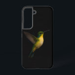 Coque Samsung Galaxy Black 4 Luxe Galaxy S22 Coque, Flying Bird<br><div class="desc">Ajoutez une touche d'art raffiné à votre technologie quotidienne avec notre Coque Black 4 Luxe Samsung Galaxy S22 avec un oiseau volant en mouvement. Conçue avec une attention minutieuse aux détails, cette composition élégante capture un colibri vert et or lumineux, gracieusement suspendu contre un arrière - plan noir profond. Le...</div>