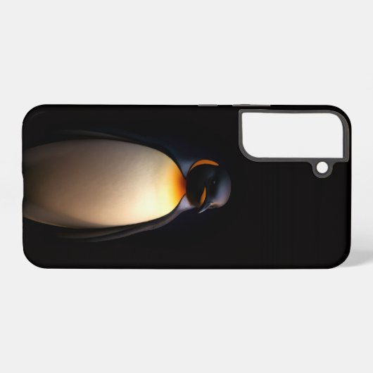 Coque Samsung Galaxy Black 4 Luxe Galaxy S22 Plus Coque, Empereur Pengu (Verso Horizontal)