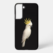Coque Samsung Galaxy Black 4 Luxe Galaxy S22 Plus, Crested Cockatoo (Verso)