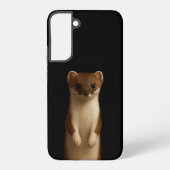 Coque Samsung Galaxy Black 4 Luxe Galaxy S22 Plus, Elegant Weasel (Verso)