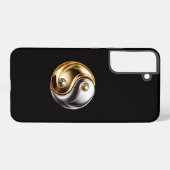 Coque Samsung Galaxy Black 4 Luxe Galaxy S22 Plus, Harmony Yin Yang (Verso Horizontal)