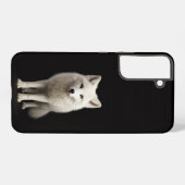 Coque Samsung Galaxy Black 4 Luxe Galaxy S22 Plus, Ivory Arctic Fox (Verso Horizontal)
