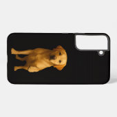 Coque Samsung Galaxy Black 4 Luxe Galaxy S22 Plus, Tender Labrador (Verso Horizontal)