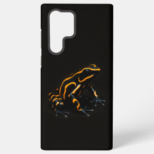 Coque Samsung Galaxy Black 4 Luxe Galaxy S22 Ultra, Black Orange Frog