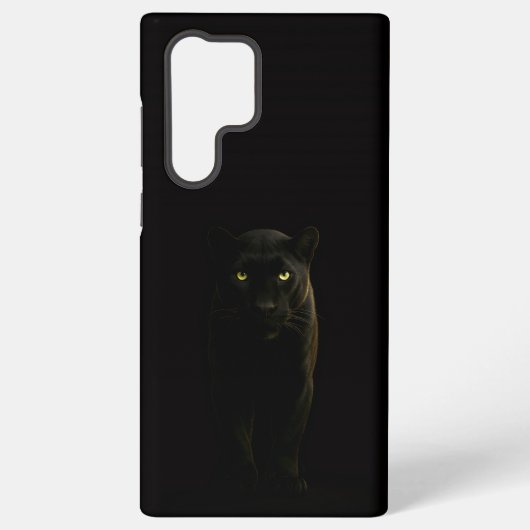 Coque Samsung Galaxy Black 4 Luxe Galaxy S22 Ultra, Black Panther (Verso)