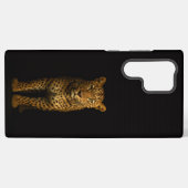 Coque Samsung Galaxy Black 4 Luxe Galaxy S22 Ultra, Majestic Leopard (Verso Horizontal)