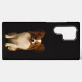 Coque Samsung Galaxy Black 4 Luxe Galaxy S22 Ultra, Refined Papillon (Verso Horizontal)