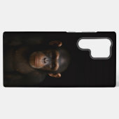 Coque Samsung Galaxy Black 4 Luxe Galaxy S22 Ultra, Serene Chimpanzee (Verso Horizontal)