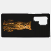 Coque Samsung Galaxy Black 4 Luxe Galaxy S22 Ultra, Sleek Cheetah (Verso Horizontal)