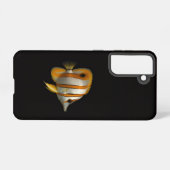 Coque Samsung Galaxy Black 4 Luxe Samsung Galaxy S21, Butterflyfish (Verso Horizontal)
