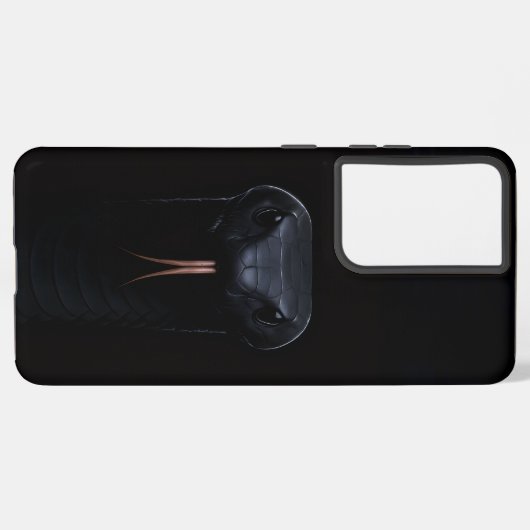 Coque Samsung Galaxy Black 4 Luxe Samsung Galaxy S21 Plus, Black Mamba (Verso Horizontal)