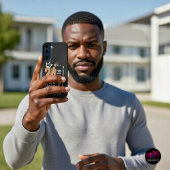 Coque Samsung Galaxy Black All Day 24/7 Slogan Graphic