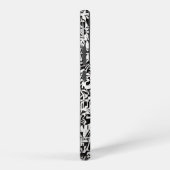 Coque Samsung Galaxy Black and White Abstract Geometric Pattern (Côté droit)