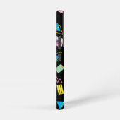 Coque Samsung Galaxy Black Colorful 80's Motif (Côté droit)