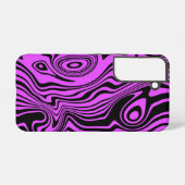 Coque Samsung Galaxy Black et violet Samsung Galaxy Coque Vos couleurs (Verso Horizontal)