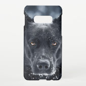 Coque Samsung Galaxy Black German Shepherd (Dos)