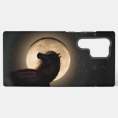 Coque Samsung Galaxy Black Moon Shine Horse Samsung Case (Verso Horizontal)