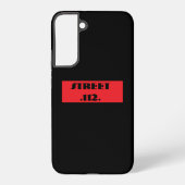 Coque Samsung Galaxy black phone case (Verso)