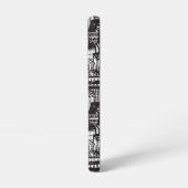 Coque Samsung Galaxy Black & White Downtown City, gratte-ciel, Monogram (Côté gauche)