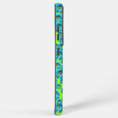 Coque Samsung Galaxy Bleu (Côté droit)