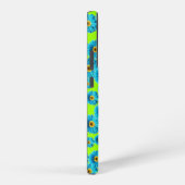 Coque Samsung Galaxy Bleu (Côté droit)