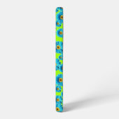 Coque Samsung Galaxy Bleu (Côté gauche)