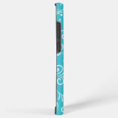 Coque Samsung Galaxy Bleu clair (Côté droit)