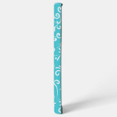 Coque Samsung Galaxy Bleu clair (Côté gauche)