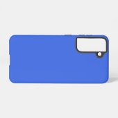 Coque Samsung Galaxy Bleu (couleur solide) (Verso Horizontal)