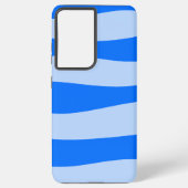 Coque Samsung Galaxy Bleu d'alternance minimal (Verso)