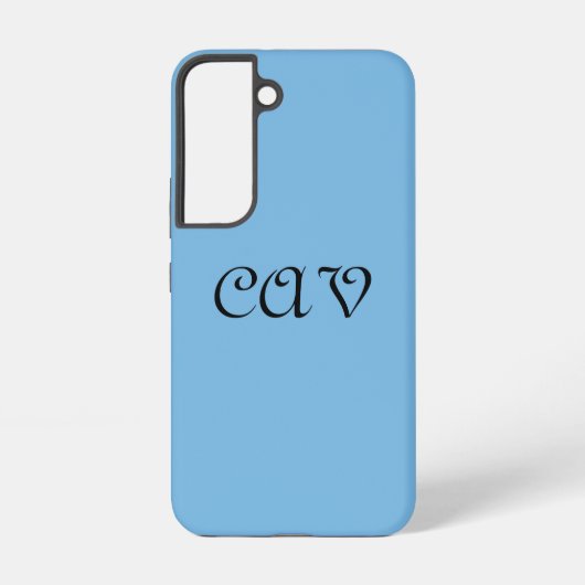 Coque Samsung Galaxy Bleu de Cornflower (Verso)