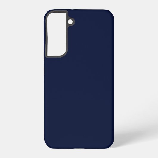Coque Samsung Galaxy Bleu Nuit Marine Uni (Verso)