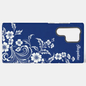 Coque Samsung Galaxy Bleu Porcelaine (Verso Horizontal)