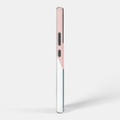 Coque Samsung Galaxy bleu rose et blanc (Côté droit)