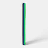 Coque Samsung Galaxy Bleu Vert arc-en-ciel rayures (Côté gauche)