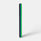 Coque Samsung Galaxy Bleu Vert arc-en-ciel rayures (Côté gauche)