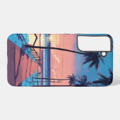 Coque Samsung Galaxy Bliss de coucher de soleil tropicale (Verso Horizontal)