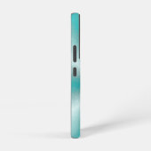 Coque Samsung Galaxy Blocs 3D en bleu glace et vert (Côté droit)