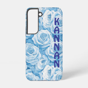 Coque Samsung Galaxy Blooms bleus sereins