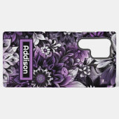 Coque Samsung Galaxy Blooms Mystiques Violets (Verso Horizontal)